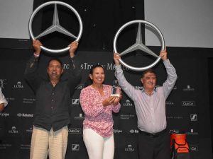 Pedro López, Laura Corona y Víctor Toledo, ganadores de Mercedes Trophy