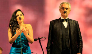 Andrea Bocelli protagonizó espectacular concierto en la Riviera Maya