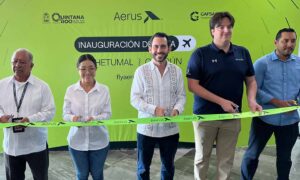 Aerus inaugura vuelo Cancún-Chetumal-Cancún